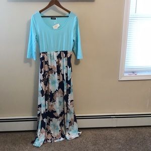 Dunea | Comfortable Maxi Floral Dress L